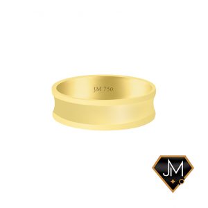 Aliança Blumenau Masc. em ouro 18k