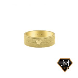 Aliança Love Fem. em ouro 18k