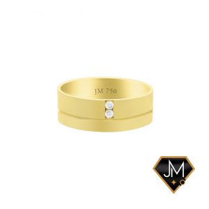 Aliança Chaia Fem. em ouro 18k