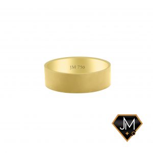 Aliança Grécia Masc. em ouro 18k