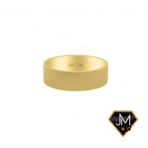 Aliança China Masc. em ouro 18k